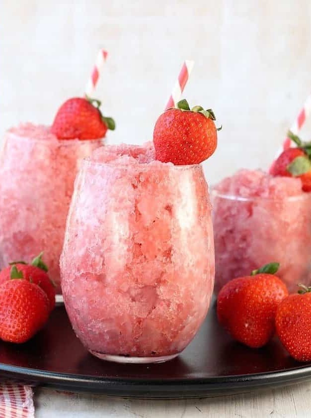 Strawberry Watermelon Frosé