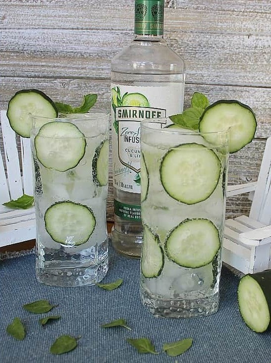 Cucumber Mint Highballs