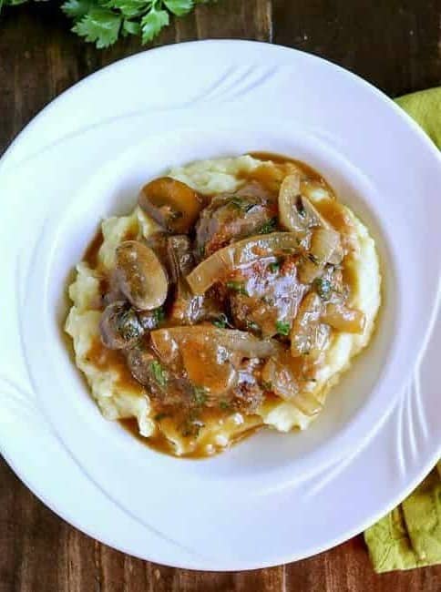 Venison Salisbury Steak