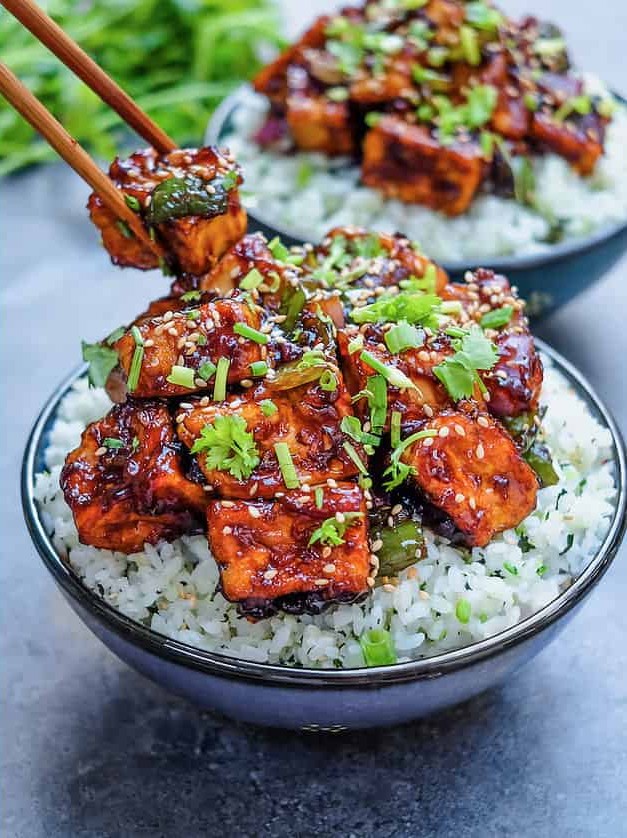 Stir-Fried Sweet Chili Tofu