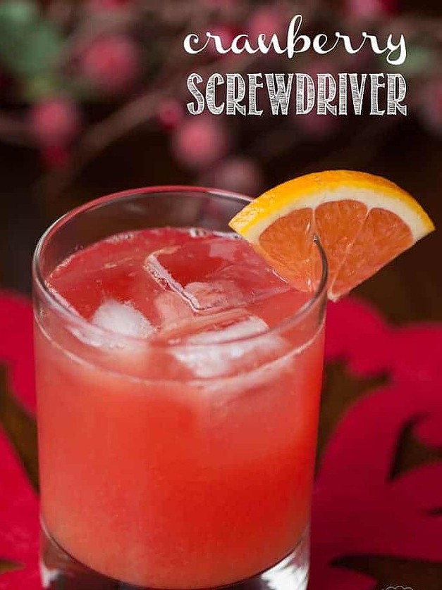 Cranberry Screwdriver