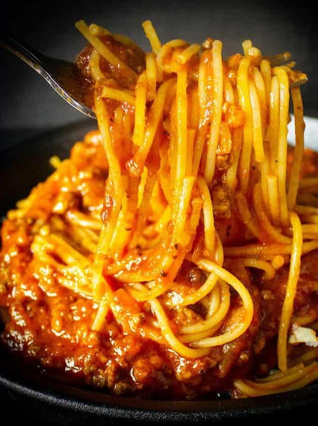 Homemade Spaghetti Meat Sauce