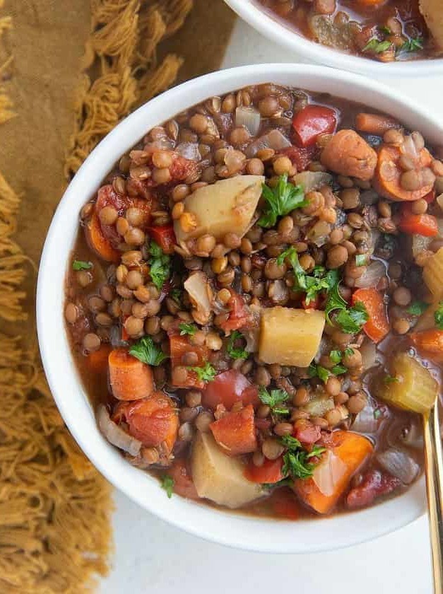 Slow Cooker Lentil Soup