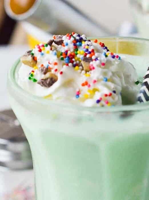 Shamrock Schnapps Shakes