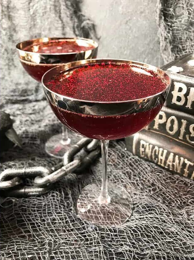 Stormy Hallows Eve Rum Halloween Cocktail