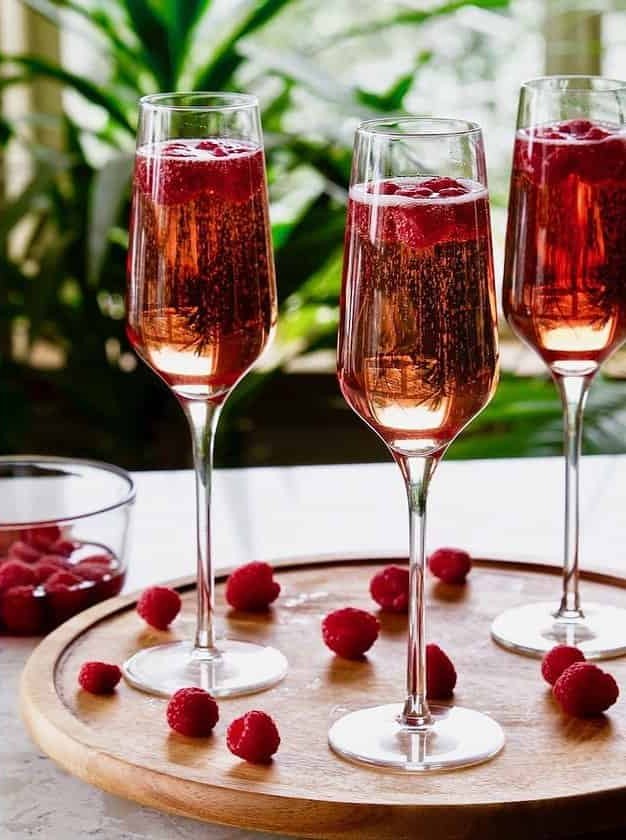 Raspberry Moscato Cocktail