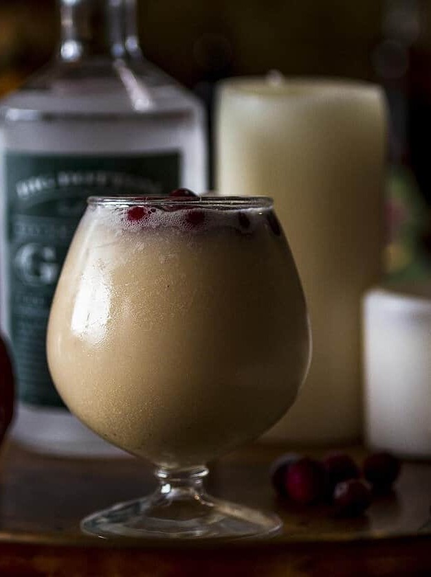 Eggnog Fizz Cocktail