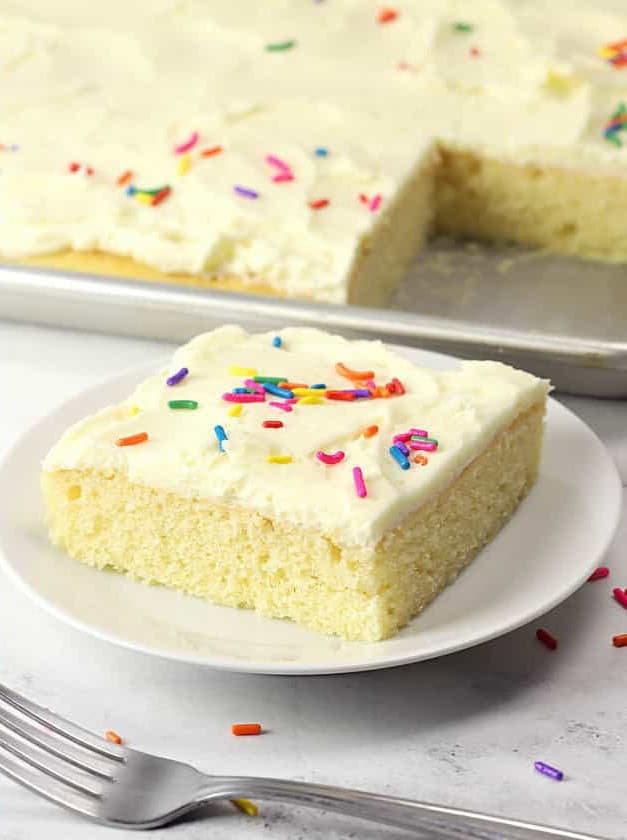 Vanilla Sheet Cake