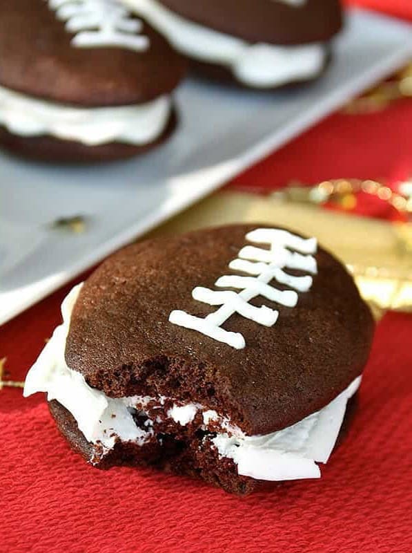 Football Whoopie Pies