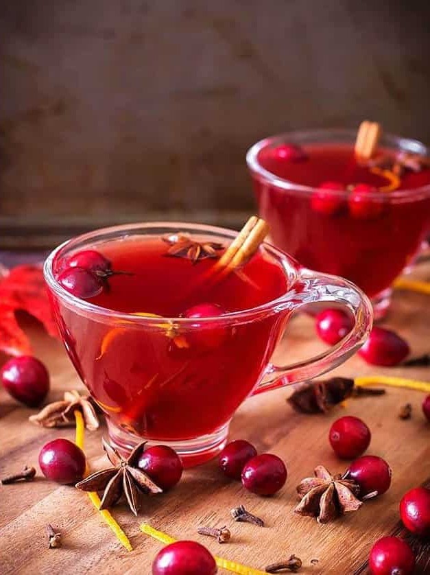 Spiced Cranberry Hot Toddy