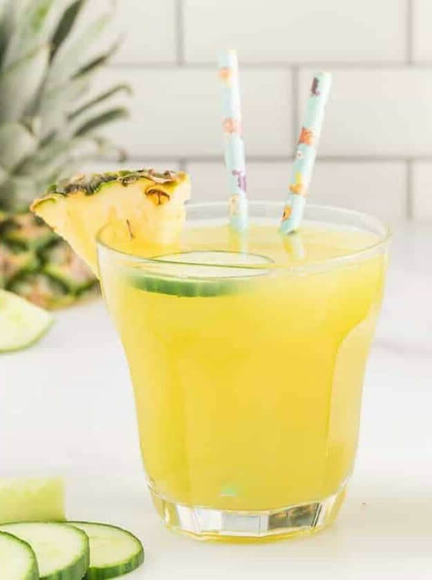 Pineapple and Cucumber Juice