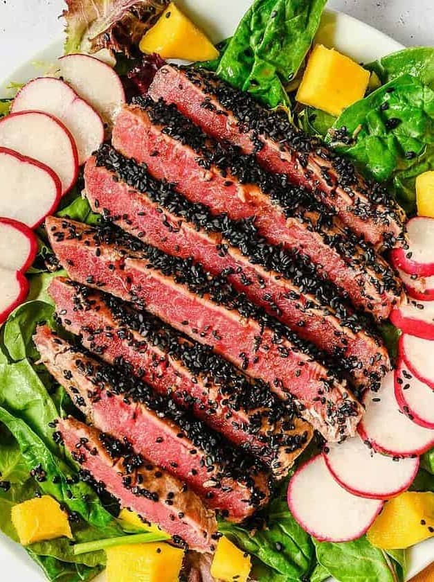 Ahi Tuna Salad with Sesame Dressing