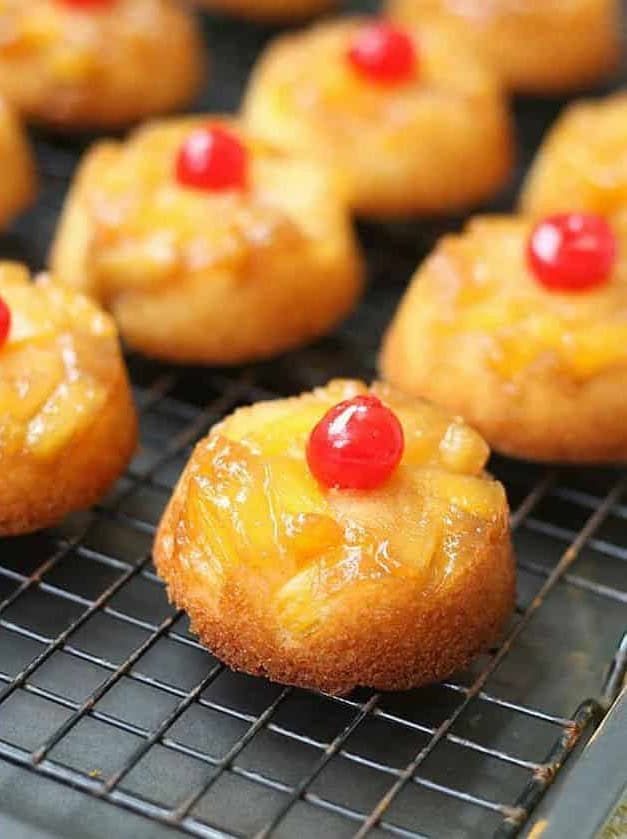 Pineapple Upside Down Cupcakes