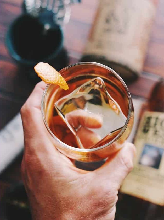 Smokey Sweet Tea Old Fashioned