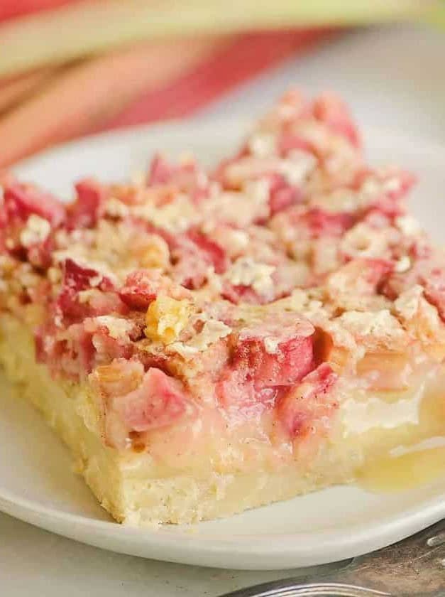 Rhubarb Dream Bars