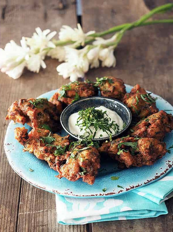 Green Fried Tomato Fritters