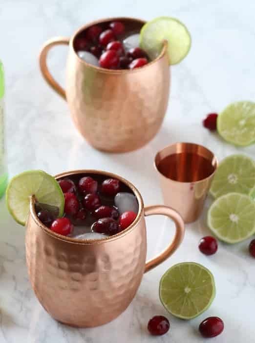 Skinny Cranberry Moscow Mule