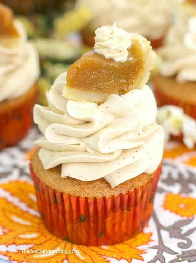 Pumpkin Pie Cupcakes