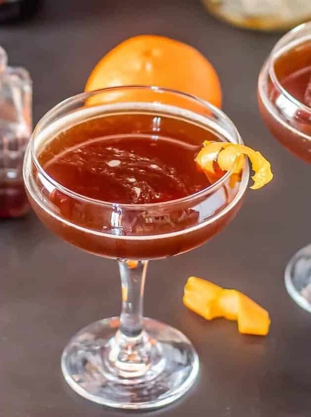 Red Vermouth and Cynar Cocktail