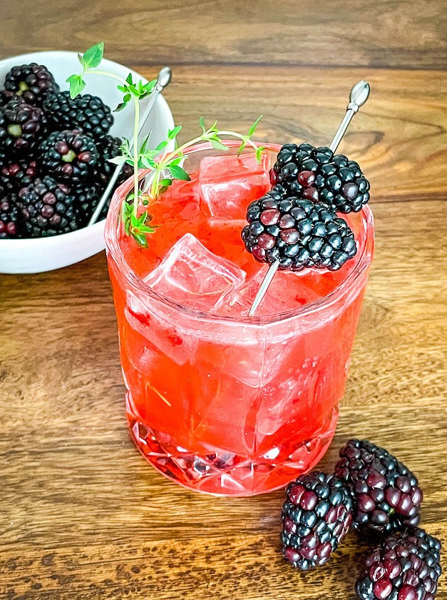 Blackberry Bourbon Sidecar