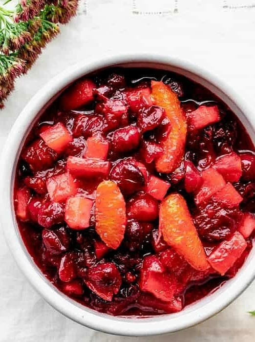 Cranberry Sauce with Apple and Orange