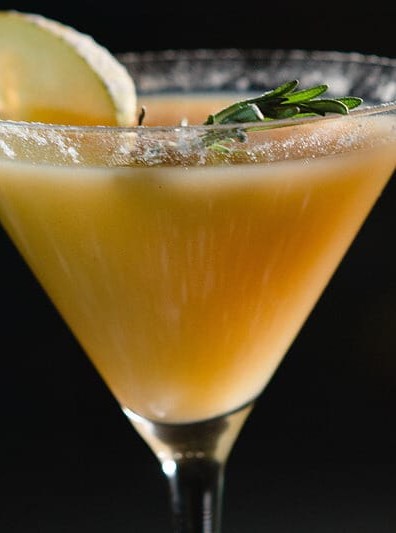 Ginger Pear Bourbon Martini