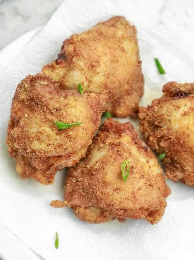 Deep Fried Chicken Thighs