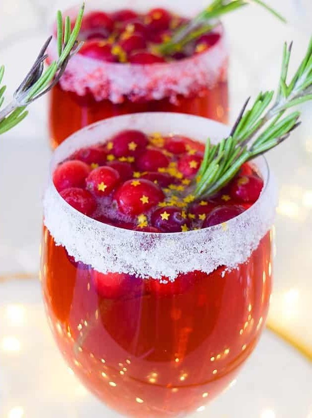 Christmas Cranberry Champagne