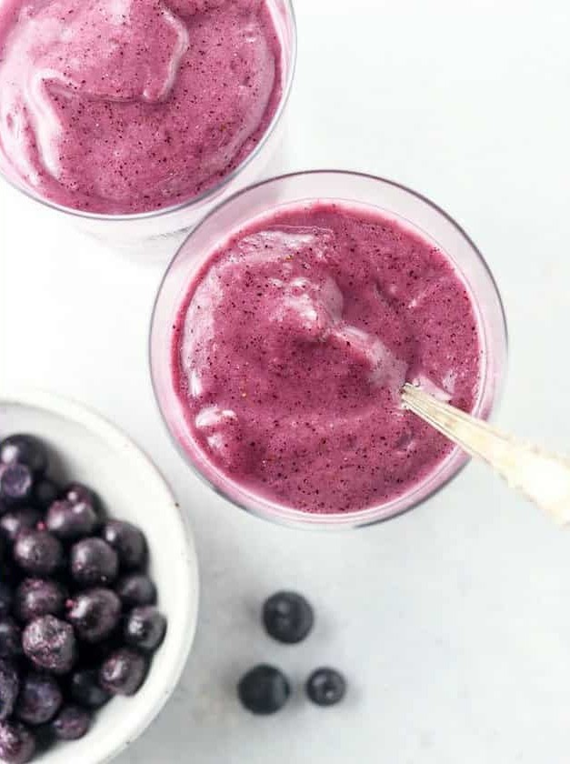 Low Sugar Blueberry Smoothie