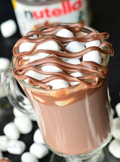 Spiked Nutella Hot Chocolate