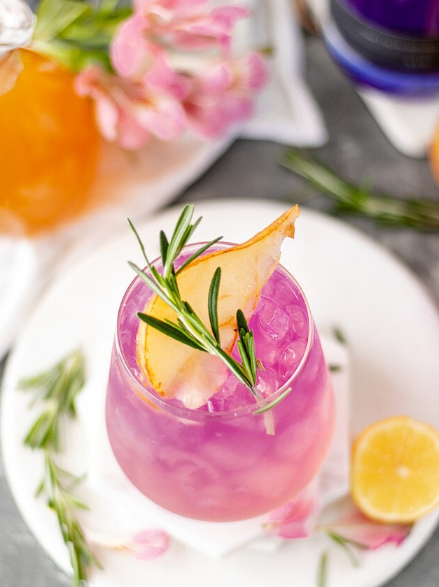 Empress Pear-Rosemary Gin Cocktail