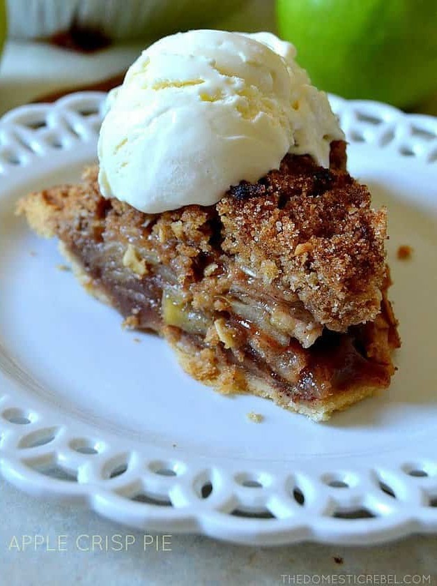 Apple Crisp Pie