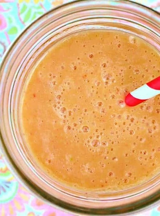 Cantaloupe Strawberry Smoothie