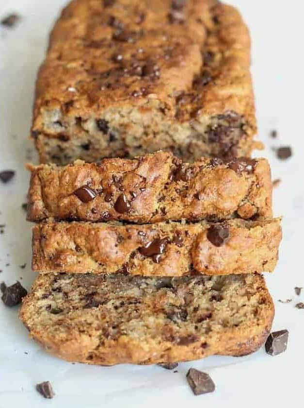 Super Moist Whole Grain Vegan Banana Bread