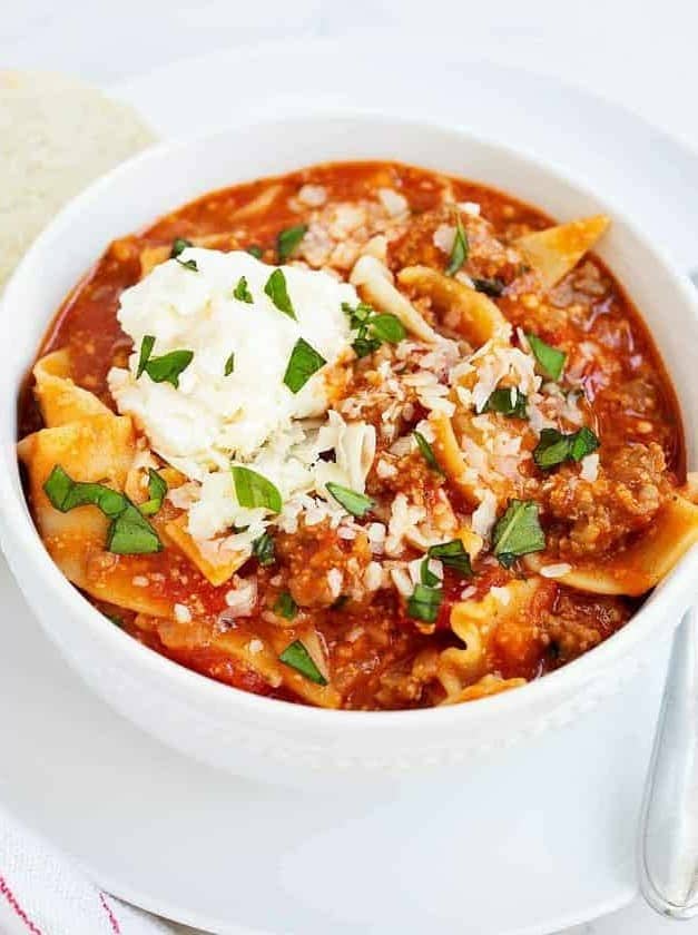 Lasagna Soup