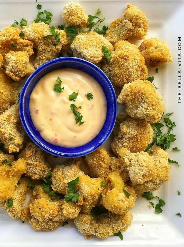 Air Fryer Breaded Cauliflower