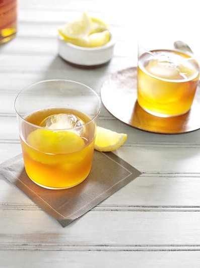 Bourbon and Honey Sazerac Cocktail