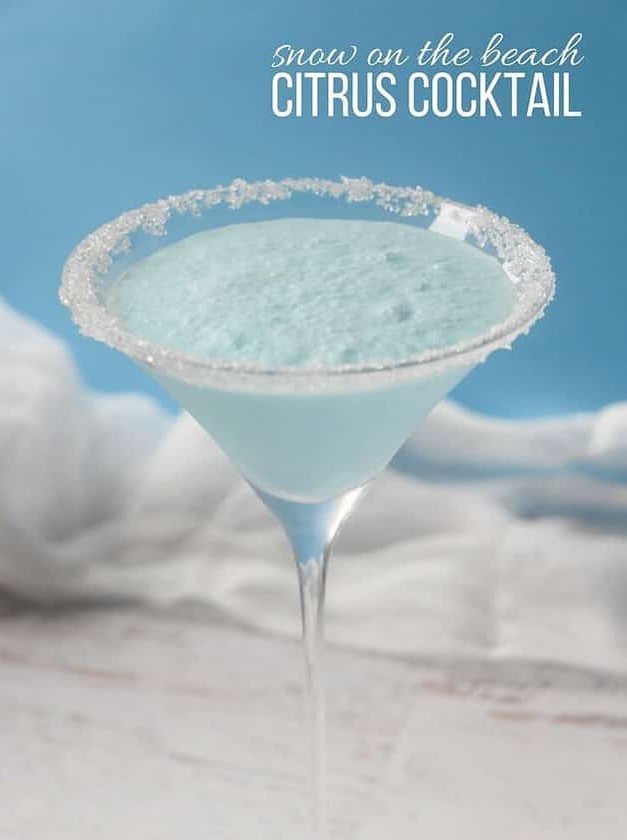 Snow on the Beach Martini