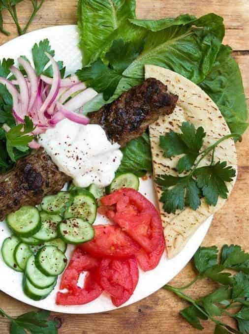 Grilled Turkish Kofta Kebabs