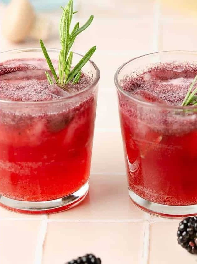 Blackberry & Rosemary Margaritas