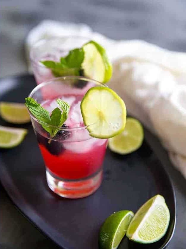 Blackberry Vodka Gimlet