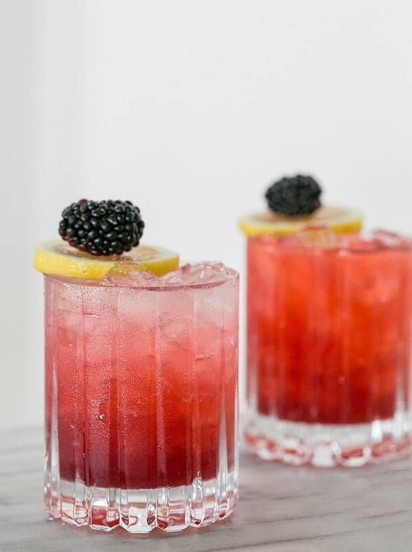 Blackberry Bramble Gin Cocktail