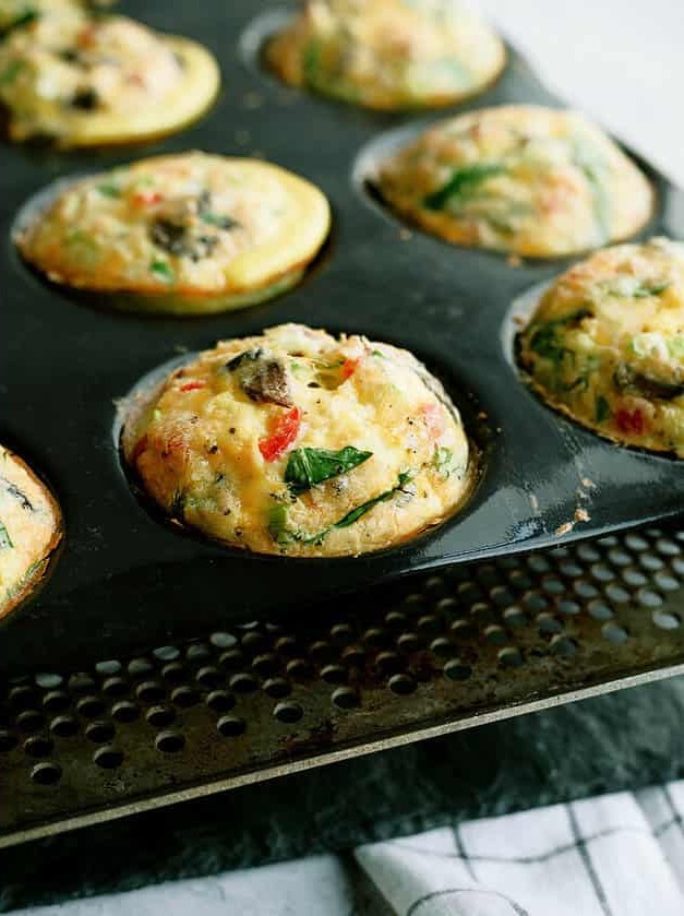 Scrambled Egg Breakfast Muffins