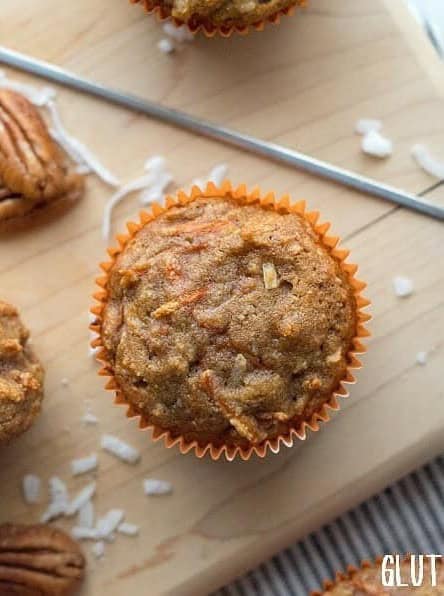 Paleo Carrot Cake Muffins