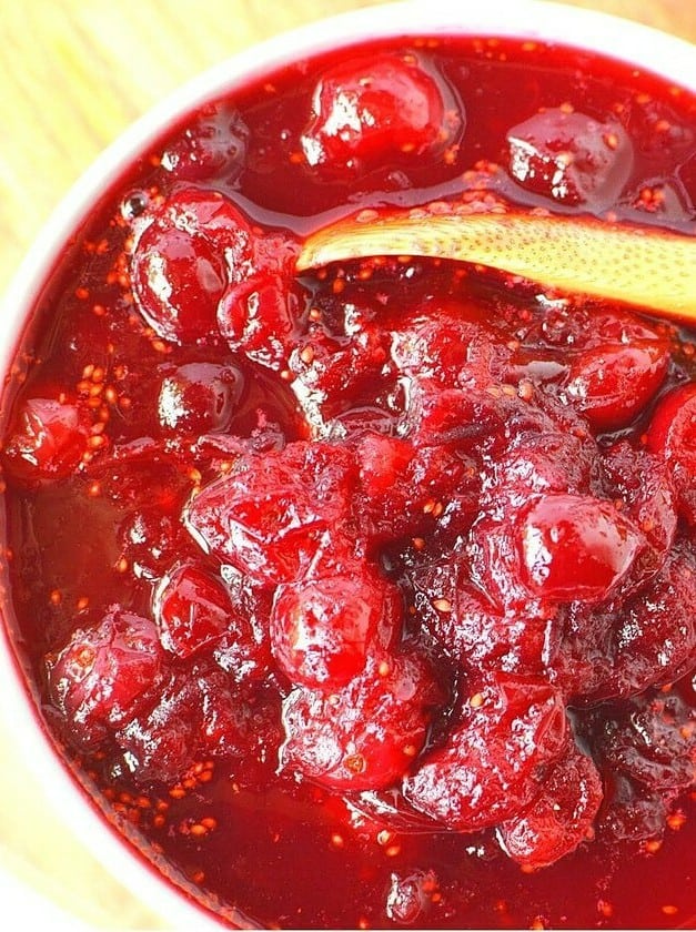 Fresh Cranberry Sauce with Orange Juice