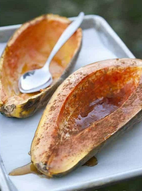 Roasted Maple Papaya