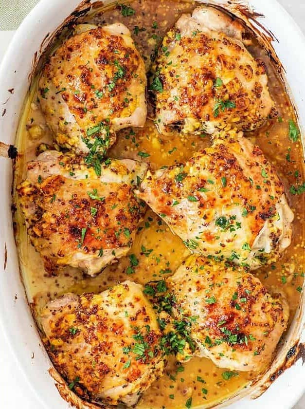 Oven Baked Chicken Thighs