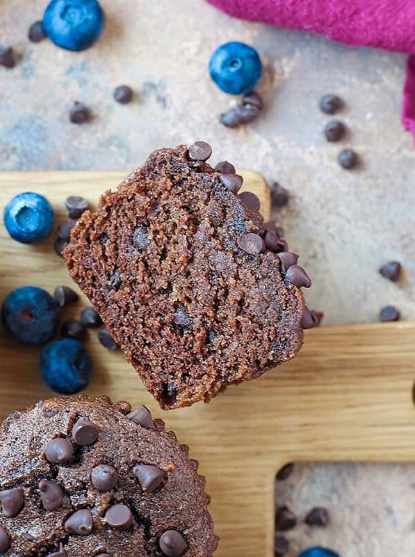 Paleo Chocolate Brownie Muffins