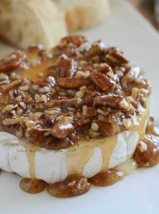 Maple Pecan Baked Brie