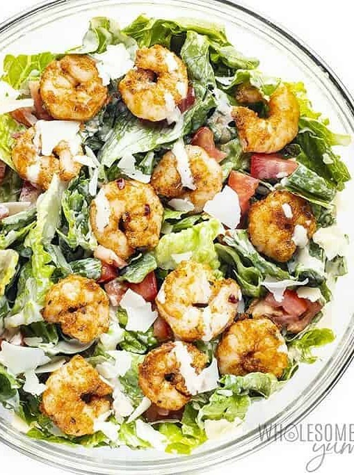 Cajun Shrimp Caesar Salad